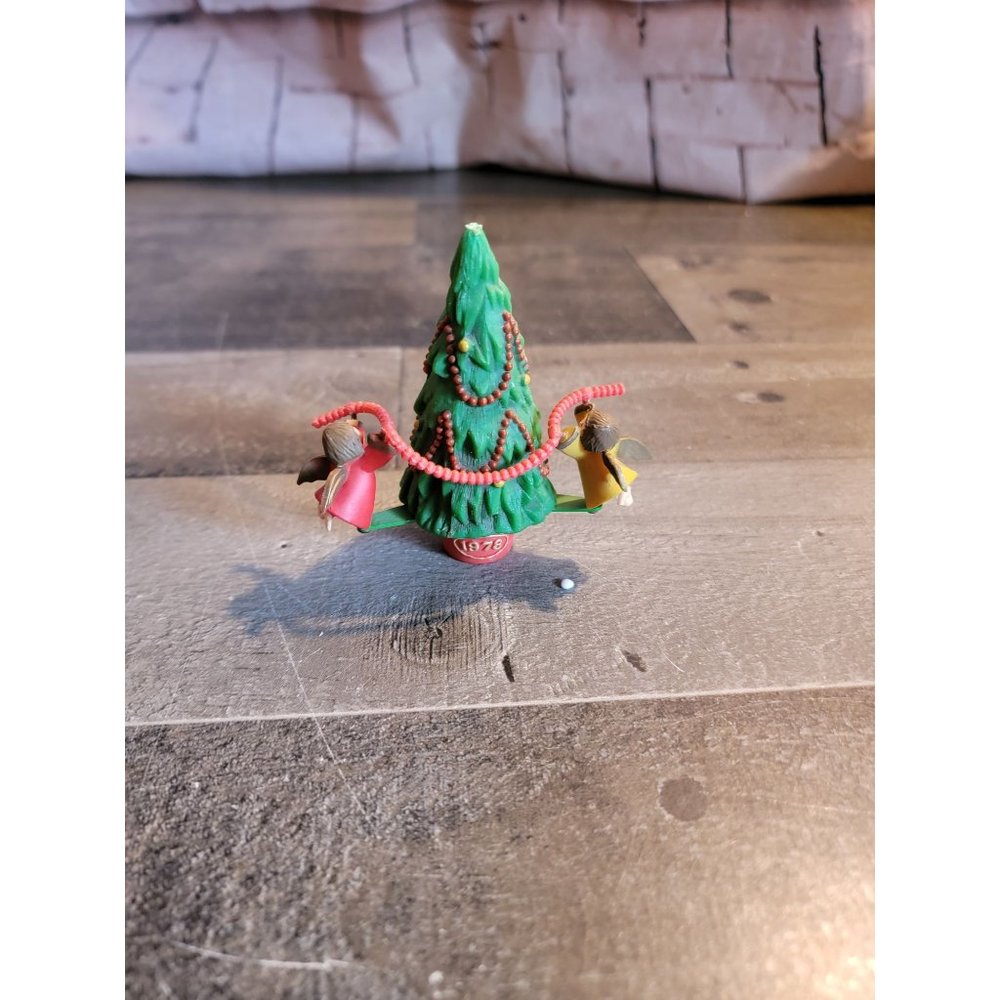 Hallmark 1978 Angels Twirl‎ AS IS Christmas Tree Ornament xmas